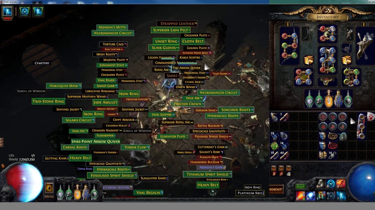 the 6 boss farming method for path of exile youtube