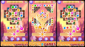 Zen Tile Match: Matching Games Game Gameplay Android Mobile