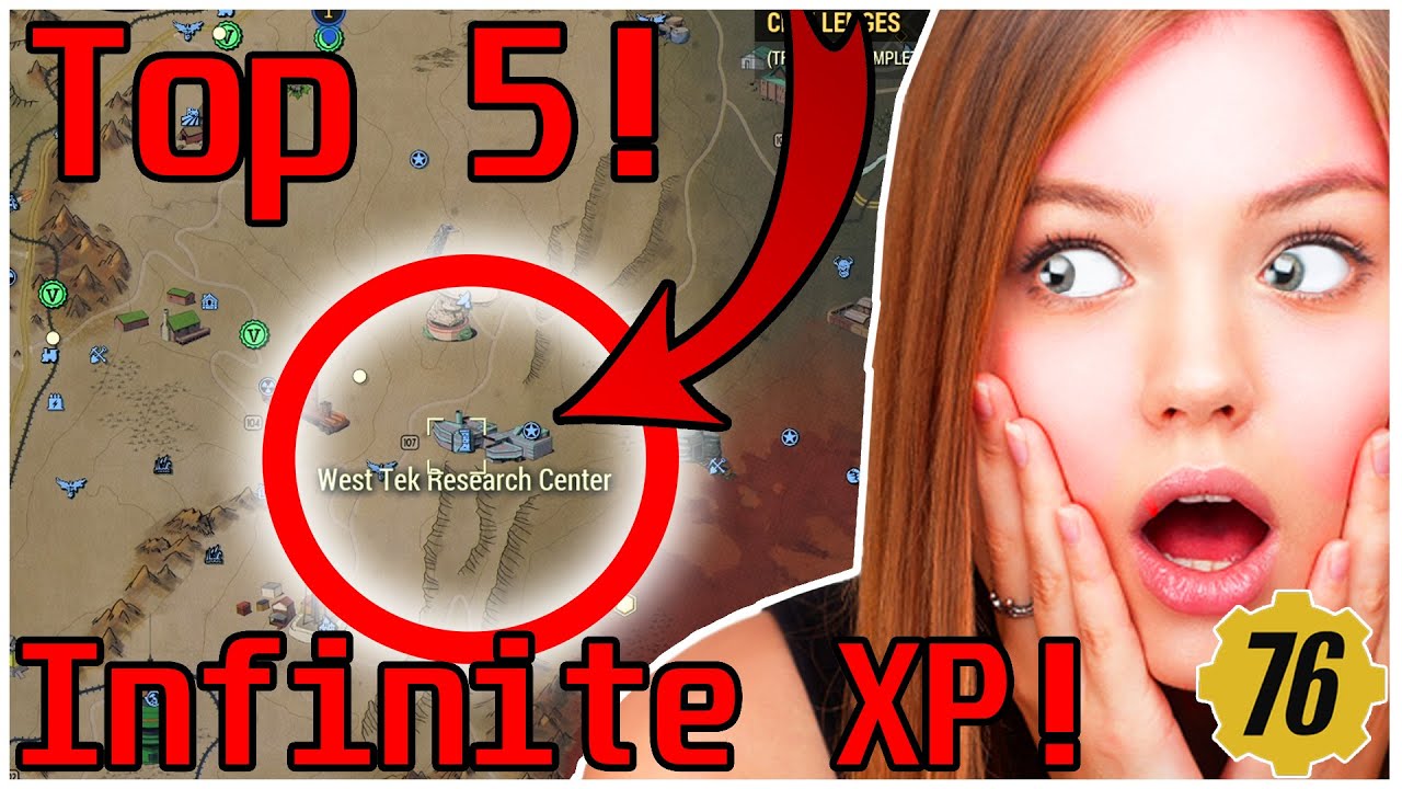 Best XP SPOTS! ON THE MAP! BEST PLACES TO FARM XP FALLOUT 76