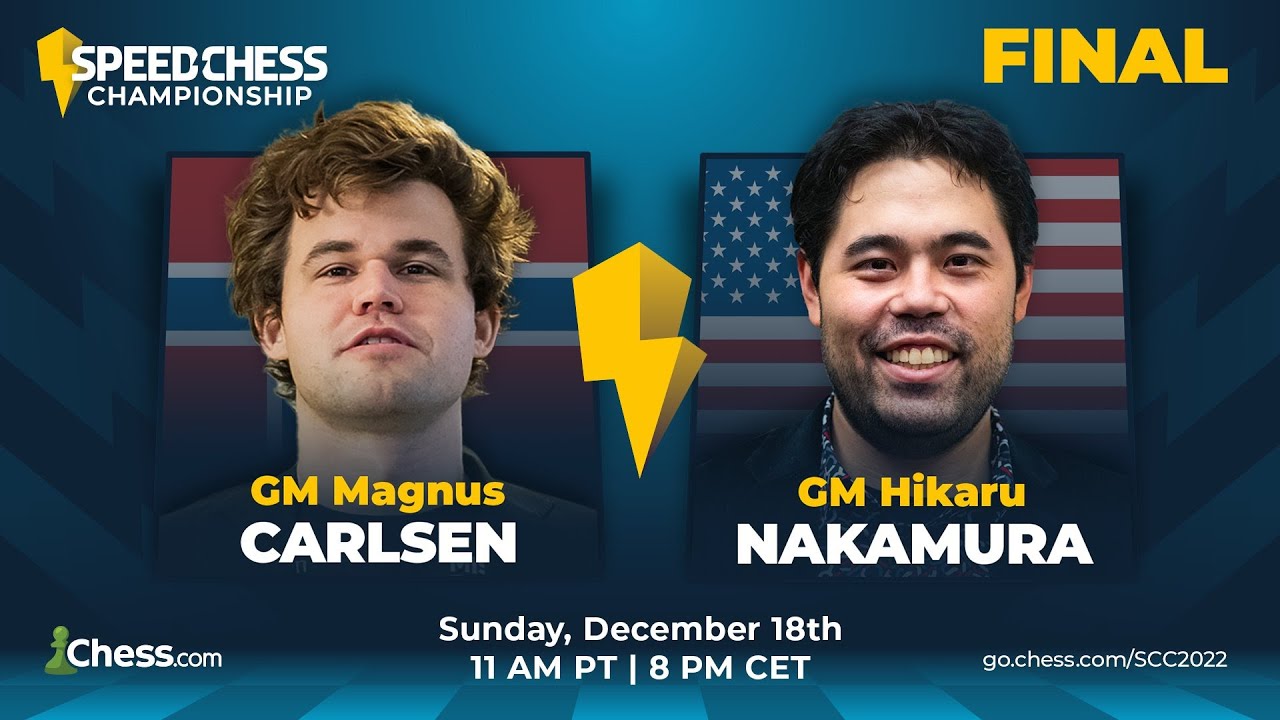 FINAL!! MAGNUS CARLSEN VS HIKARU NAKAMURA SPEED CHESS CHAMPIONSHIP