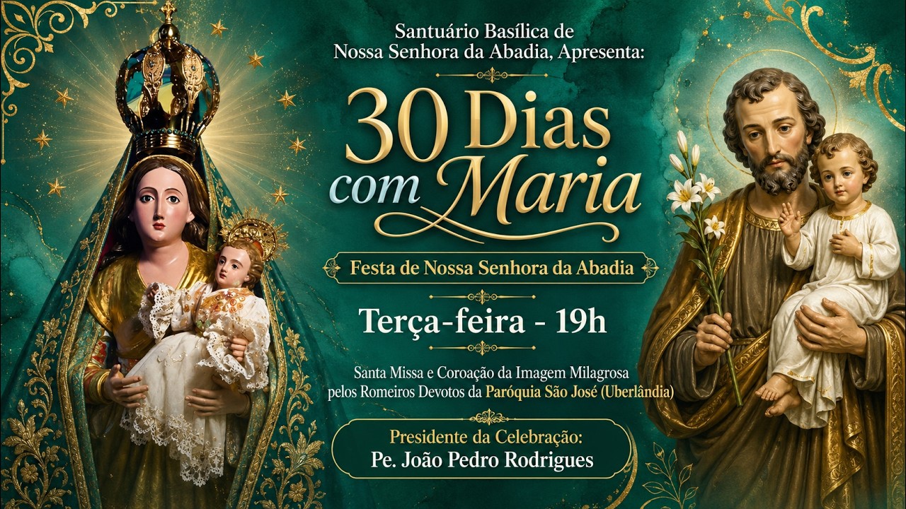 30 Dias com Maria, Missa e Coroação da Imagem Milagrosa - Paróquia São José, 21 de Julho