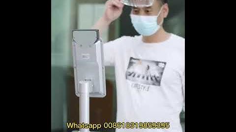 Infrared human body temperature measurement face recognition access control all-in-one machine