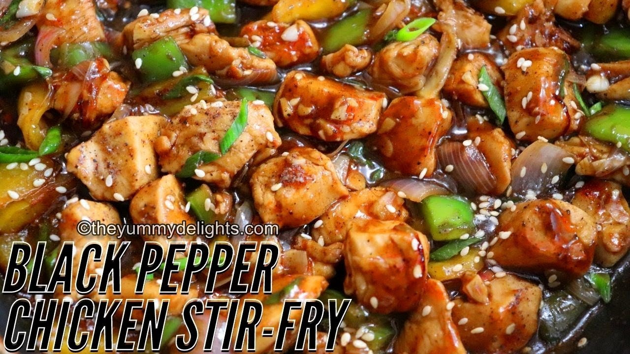 BLACK PEPPER CHICKEN RESTAURANT STYLE BLACK PEPPER CHICKEN BLACK