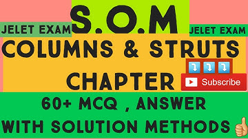 #Jelet #exam #2020# Strength #Of #Materials #(S.O.M) # M.C.Q #Notes #100% #common #for #jelet