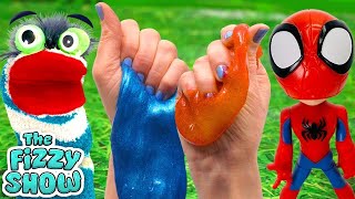 Fizzy & Phoebe Make DIY Slime For Spidey and His Amazing Friends | Fun Videos For Kids by The Fizzy Show 168,155 views 1 month ago 9 minutes, 43 seconds