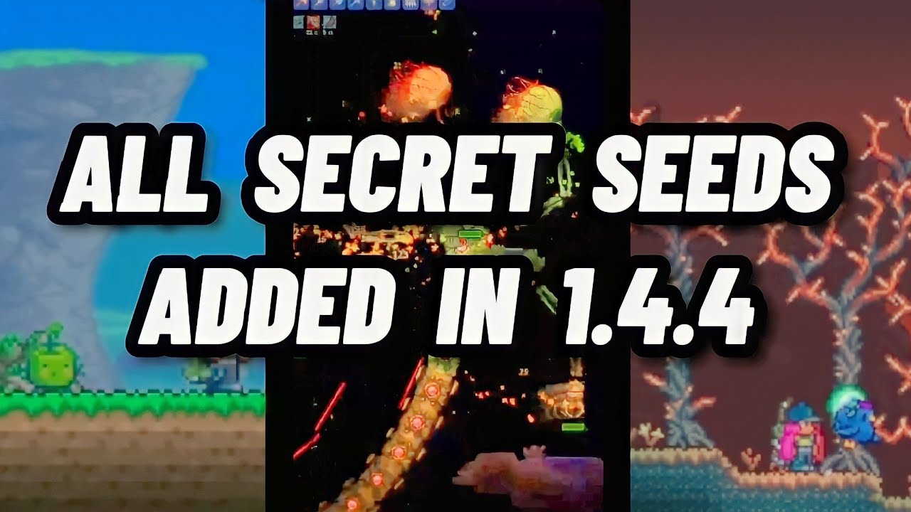 All of the NEW secret seeds (Terraria 1.4.4) 