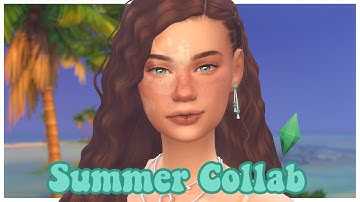 ☀SUMMER COLLAB | Sims 4 Create a Sim + CC links