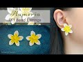 How to Make Plumeria Stud Bead Earrings