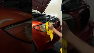 Xpel ppf on the headlight of this 2011 1M coupe 😎 #xpelppf #xpel #bmw #priminal