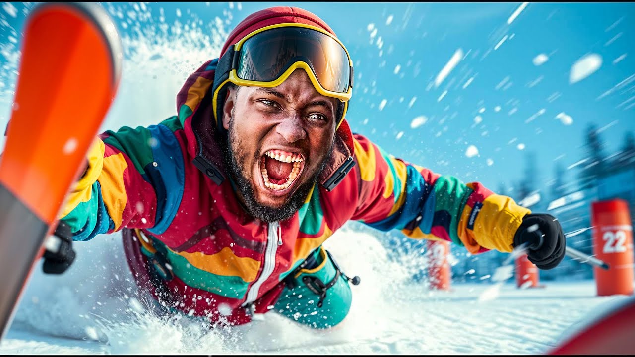 I tried skiing again and things got out of hand featuring INFINITE SKI