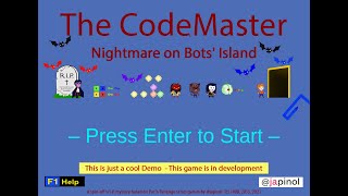 The CodeMaster - game demo v0.01 - developed in Python with Pygame