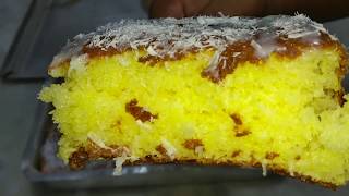 Como Fazer Bolo de Milharina com Coco e Queijo Molhadinho Delicioso