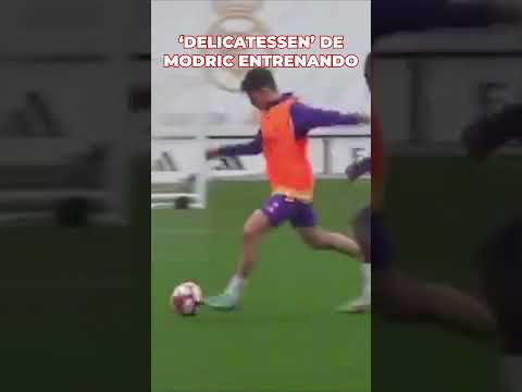 La 'DELICATESSEN' de MODRIC en el ENTRENAMIENTO del REAL MADRID asistiendo a ARDA GÜLER