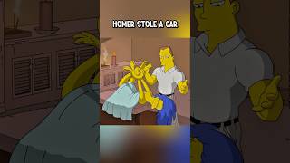 Homer Stole A Car