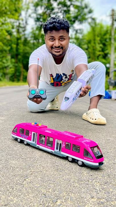 “Remote Control Bullet Train vs Mumbai Pink Metro 🚄🆚🚇 | Ultimate Toy Train Unboxing!”