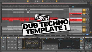 Dub Techno Template (Ableton Dub Techno full track with 60% off code in description)