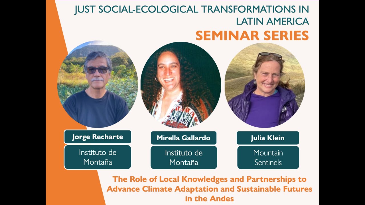 Local knowledge and partnerships for climate adaptation in the Andes