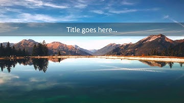 Parallax Effect - PowerPoint Tutorial