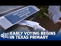 Early voting begins today for Texas primary election
