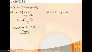 Special Case Absolute Value Inequalities