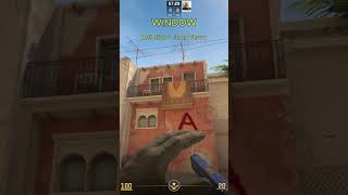 BEST CS2 MID SMOKES ON MIRAGE #cs2 #shorts