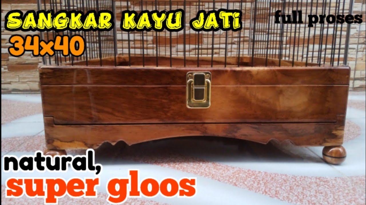 sangkar Jati tiang STENLIS super kinclong