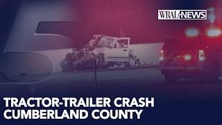 Tractor-trailer crash closes I-95 in Cumberland County