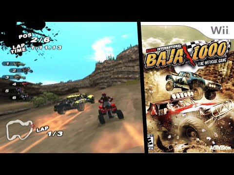 Vídeo: Baja Racing Muda Para Wii