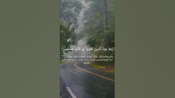 هزاع البلوشي / سورة الحجر / ربما يود الذين كفروا لو كانوا مسلمين