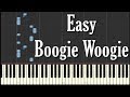 Easy boogie woogie piano tutorial  free sheet music