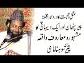 Emotional story of hazrat peer pathan shah suleman taunsvi bayan  allama peer sohna mahi