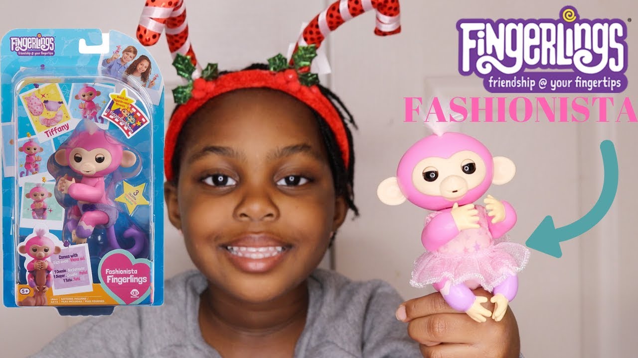 NEW FINGERLING FASHIONISTA EDITION INTERACTIVE BABY MONKEY