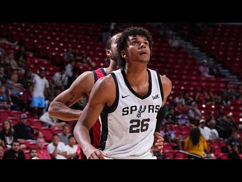 Highlights: Dominick Barlow's 20 PTS, 7 REB vs Wizards | San Antonio Spurs Summer League