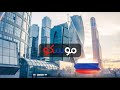 مدينة موسكو عاصمة روسيا من الاعلى 