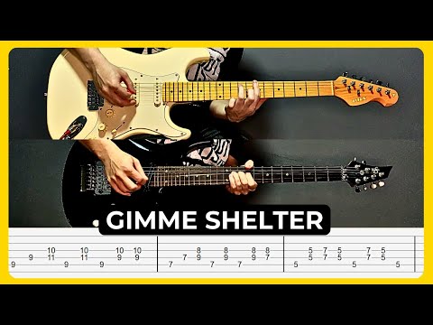 Gimme Shelter - The Rolling Stones | Tabs | Guitar Lesson | Cover | Solo | All Guitar Parts