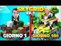 RIUSCIRÒ A SOPRAVVIVERE 100 GIORNI?!? MINECRAFT SKYGRID EP.1