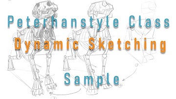 Peterhanstyle Dynamic Sketching Class Sample 2021