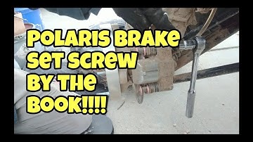 Polaris caliper set screw by the book