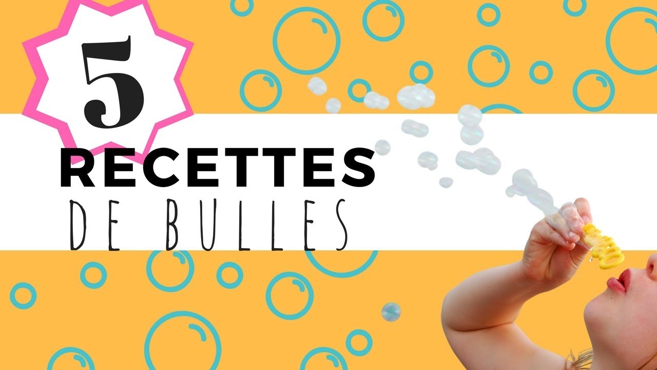 5 Super Recettes De Savon à Bulles