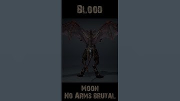 Bloodmoon NoArms Brutal 360 #character #monster #3d #animation #gaming #unity #unreal #art #blood