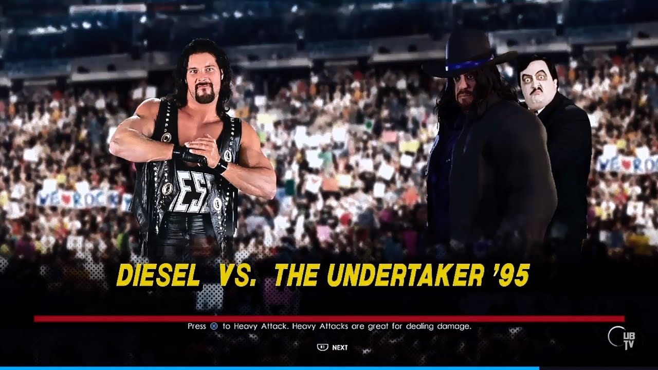 Undertaker Vs Diesel • Wrestlemania 12 • Ps4 Gameplay Youtube