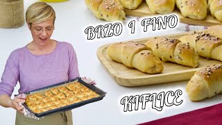 BRZO I FINO KIFLICE - najbrže i najukusnije kiflice na svijetu! • ReciPeci Sandre Gašparić