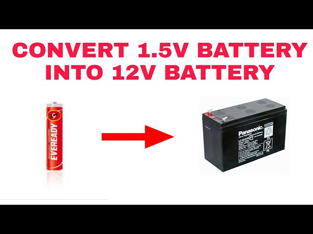 Convert 1.5V Battery Into 12V Battery At Home | Aa Battery | Aaa Battery | Make  12V Battery.#Battery - Youtube