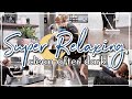 SUPER RELAXING CLEAN WITH ME | HOMEMAKING MOTIVATION 2021 | AFTER DARK CLEANING