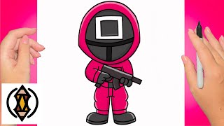 How To Draw The Square Guard | Squid Games 2 screenshot 5