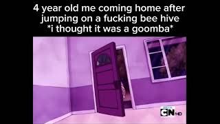 Coming home after jumping on a bee hive #meme #memes