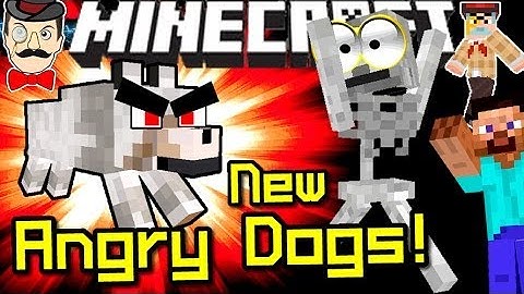 Minecraft WOLVES HATE SKELETONS! New in 14w10b Snapshot!
