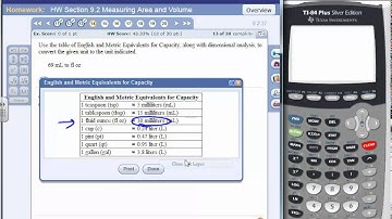 Section 9.2 Homework Exercises #9 through #15 in MyMathLab