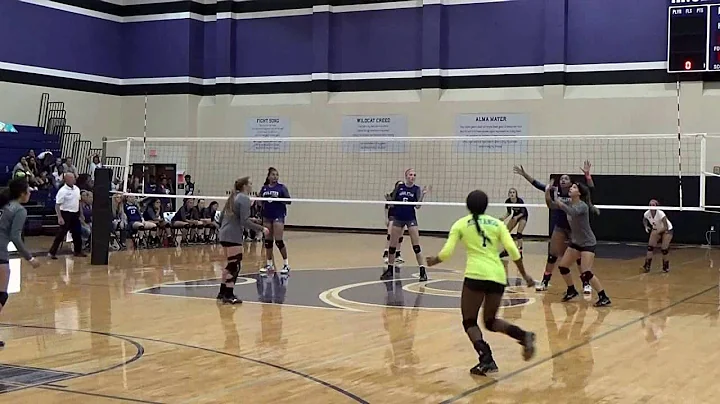Catherine Drapela #8 (LCHS vs Angleton) 14 Oct 16 ...
