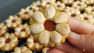 Se derriten en la boca | Galletas crujientes con almendras se prepara en 10 minutos